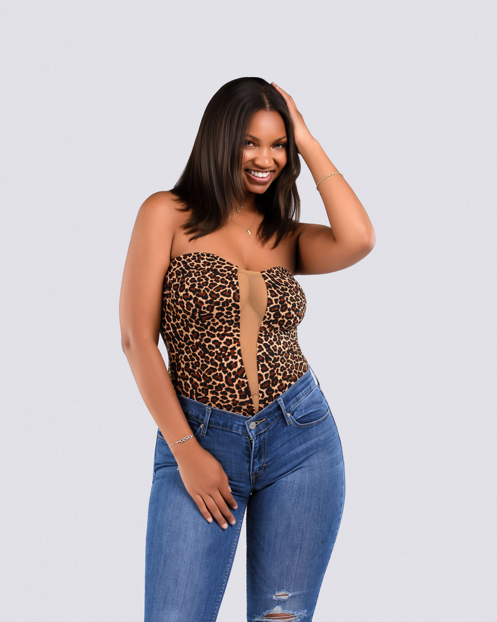 Cheetah Print Bodysuit